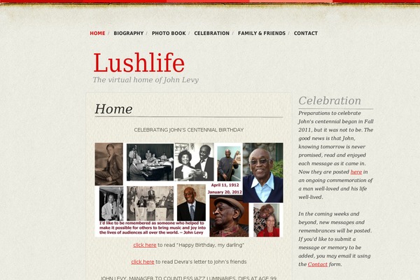 Bold Life theme site design template sample