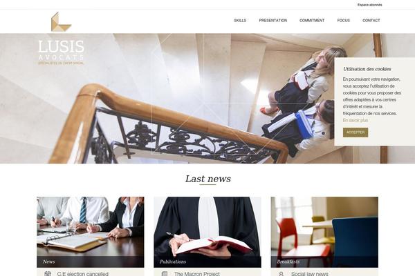 lusis-avocats.com site used Themelusis
