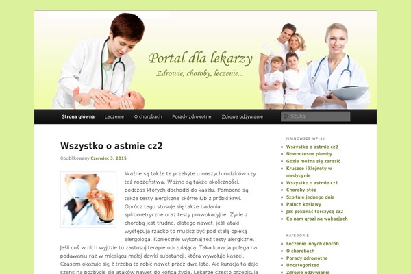 WordPress website example screenshot