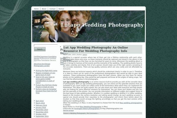 lutappphotography.com site used Bridal_portfolio