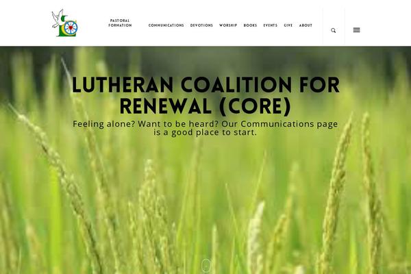 lutherancore.org site used Lutherancore