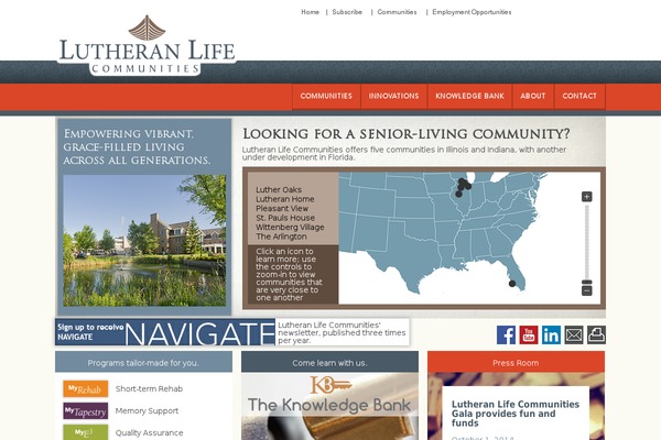lutheranlifecommunities.org site used Llc