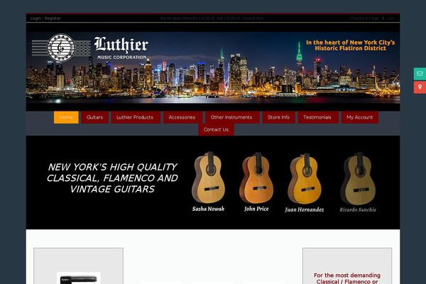 luthiermusic.com site used Flatastic-child