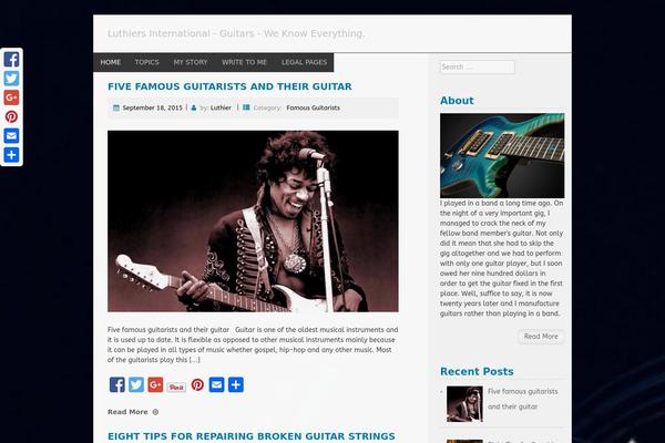 luthiersinternational.com site used Topcat Lite