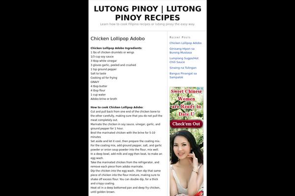 lutong-pinoy.info site used Lp