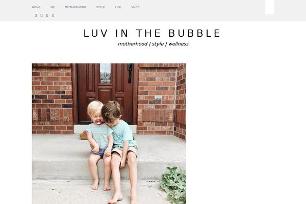 luvinthebubble.com site used Litb-wp