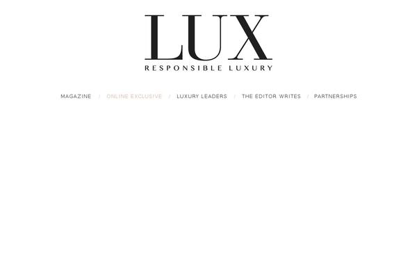 lux-mag.com site used Amory-child