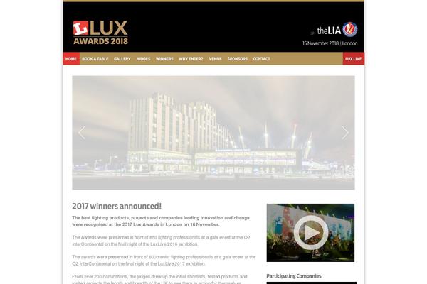 luxawards.co.uk site used Elogix_1.6