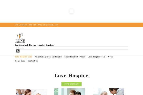 Avada theme site design template sample