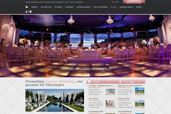 luxury-wedding.com site used Luxurywedding