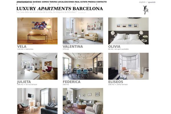 luxuryapartments-barcelona.com site used Bootstrap-basic-luxury