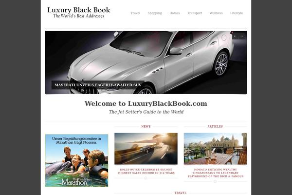 luxuryblackbook.com site used Voyage