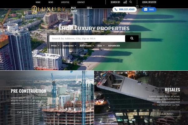 WordPress website example screenshot