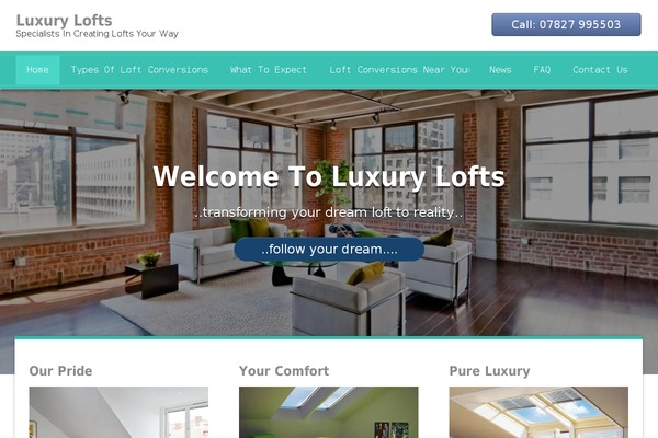 luxurylofts.co.uk site used Woodpecker