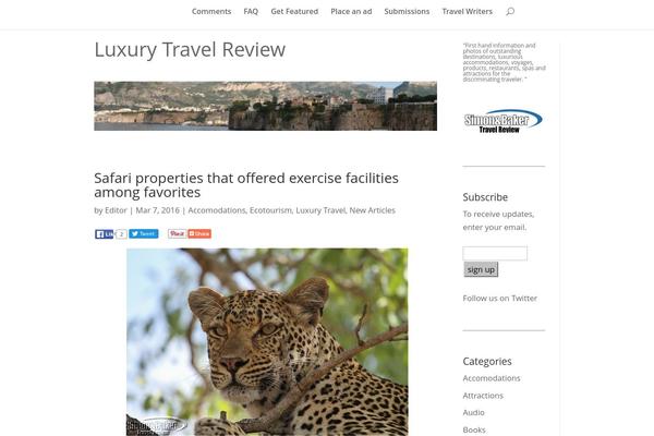 luxurytravelreview.com site used Ltr