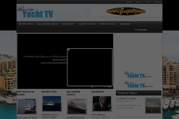 Video theme site design template sample