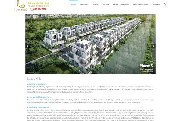 WordPress website example screenshot