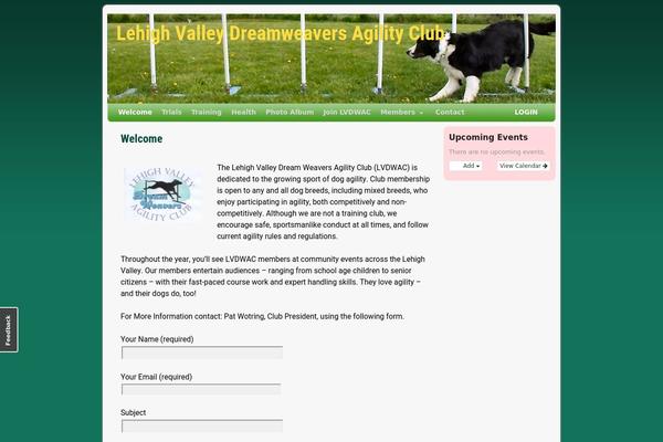 WordPress website example screenshot