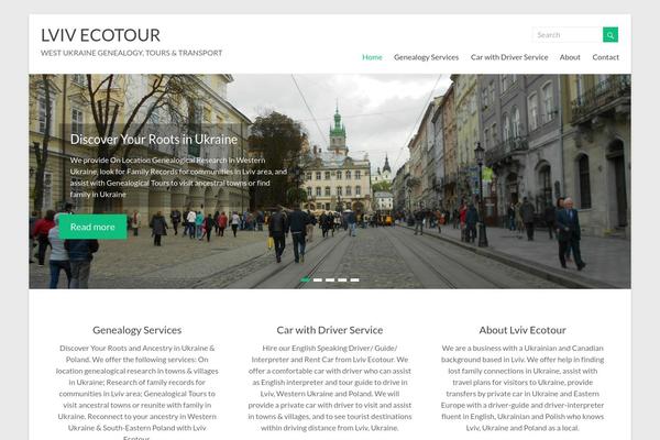 WordPress website example screenshot