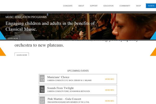 WordPress website example screenshot