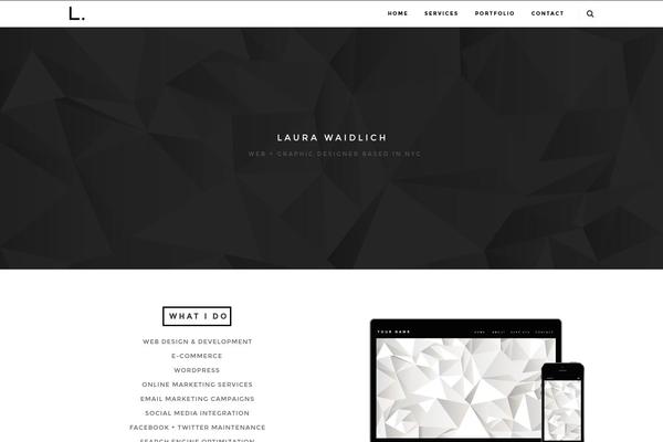The Ken theme site design template sample