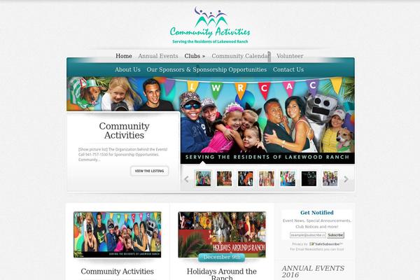 Cac theme site design template sample