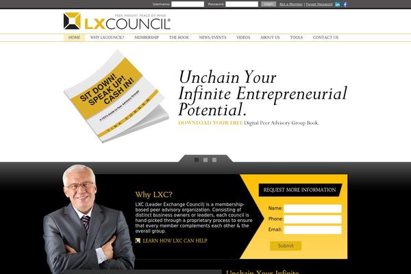 lxcouncil.com site used Lx-council-responsive