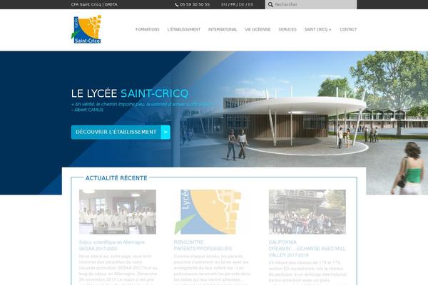 lycee-saint-cricq.org site used Saintcricq