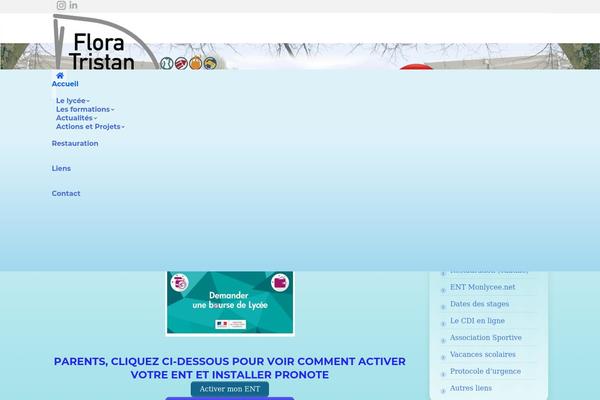 WordPress website example screenshot