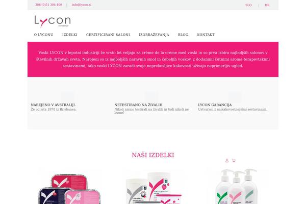 lycon.si site used Clima