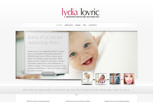 SimplePress theme site design template sample