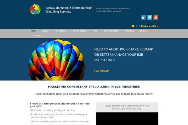 WordPress website example screenshot