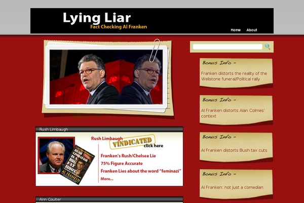 lyingliar.com site used Lyingliar
