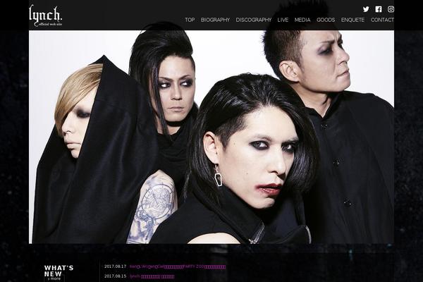 lynch.jp site used Lynch_fanclub
