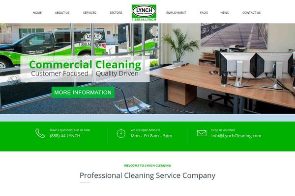 lynchcleaning.com site used Cleaco_child_theme