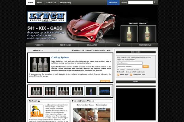 lynchproducts.com site used Zinwave