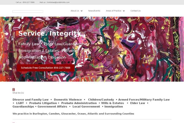 WordPress website example screenshot