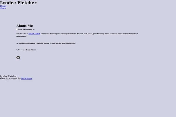 WordPress website example screenshot