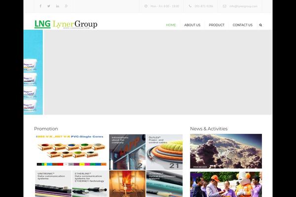 Constructo theme site design template sample