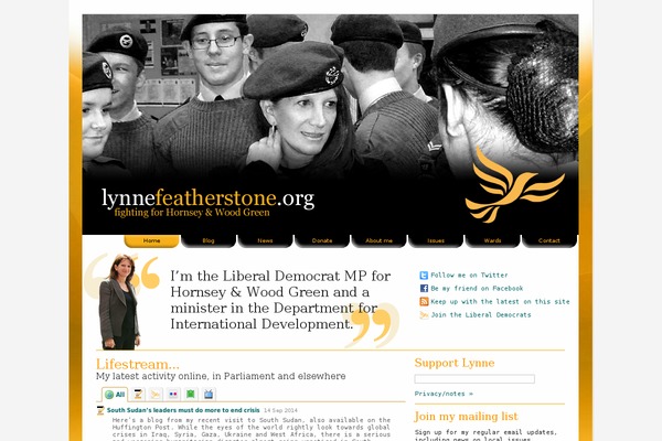 WordPress website example screenshot
