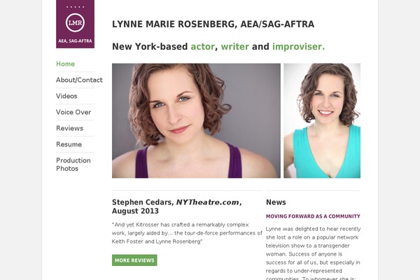 lynnemarierosenberg.com site used Lynne-rosenberg