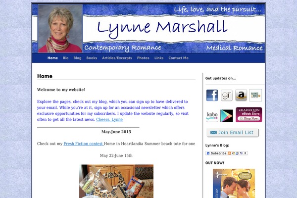 lynnemarshall.com site used Lynnem