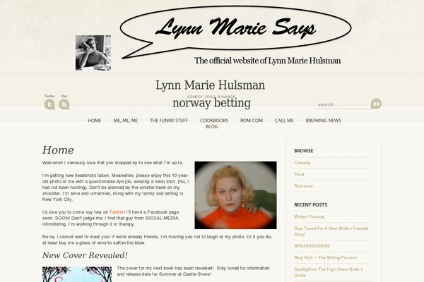 lynnmariehulsman.com site used Sentra160