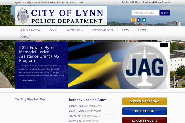 lynnpolice.org site used Lynnpolice