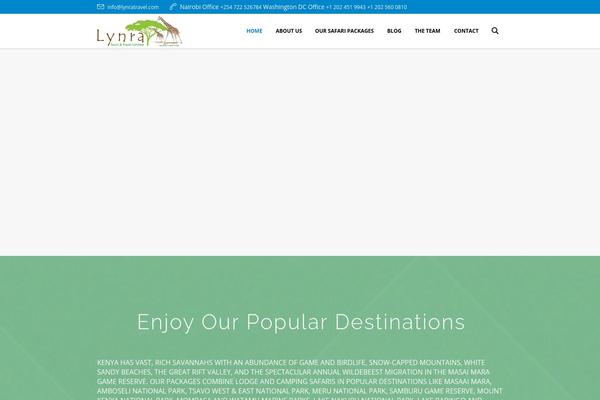 Travel-time theme site design template sample