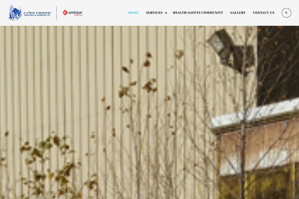 Logistic theme site design template sample