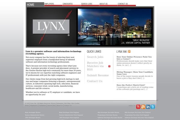 lynxinc.com site used Lynxinc