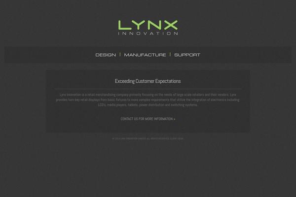 lynxinnovation.co.nz site used Blank2r