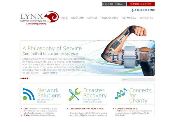lynxnet.com site used Lynx