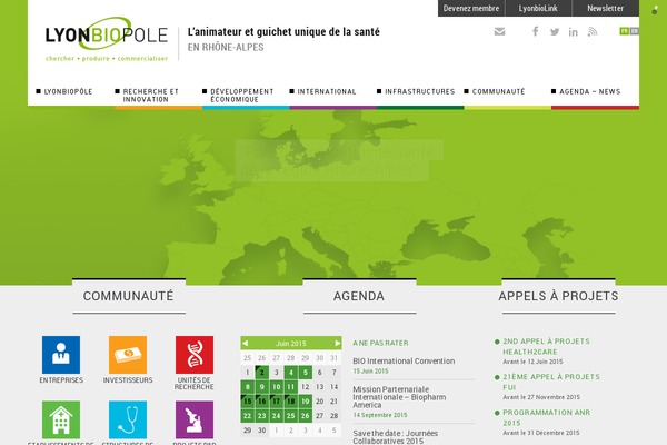 lyonbiopole.org site used Lyonbiopole